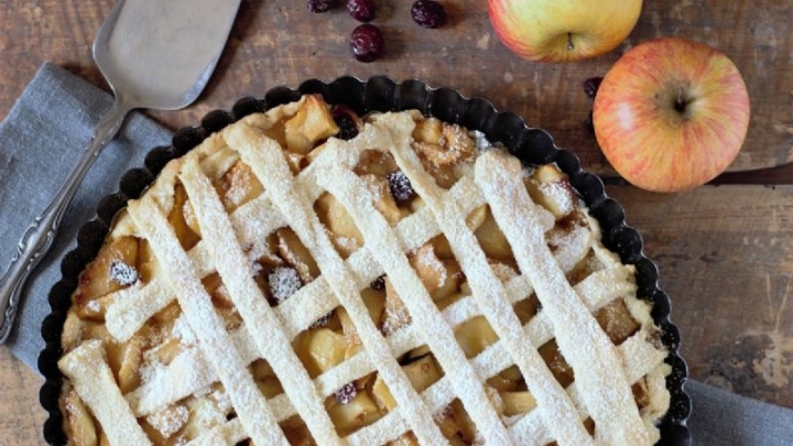 El postre que no puede faltar en tu cena de Acción de Gracias, tarta de manzana