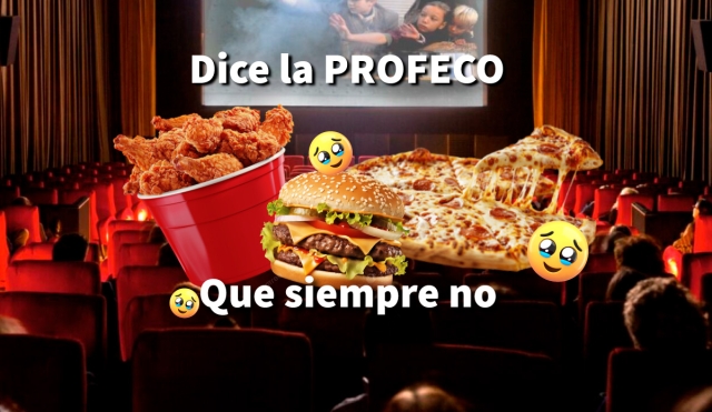 Profeco desmiente lista falsa sobre alimentos permitidos en cines mexicanos y desatan los mejores memes