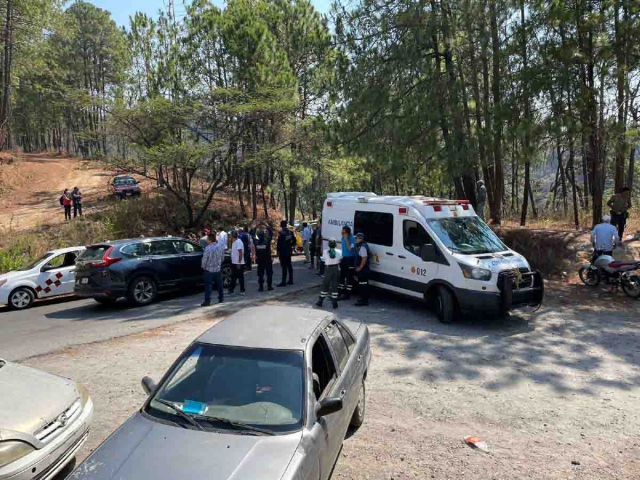 Familiares de la víctima bloquearon la carretera Ocuilan-Tetela del Monte.