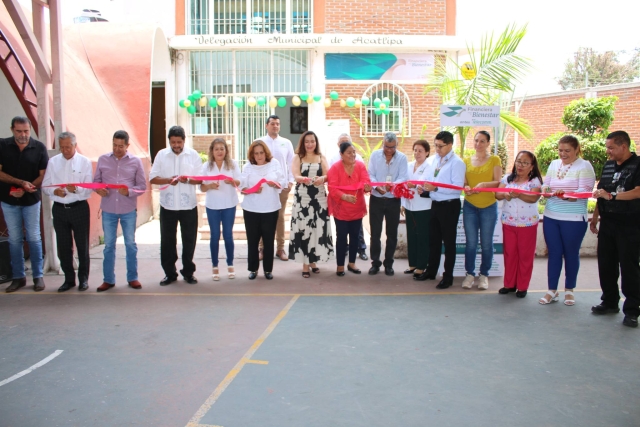 Alcaldesa de Temixco inaugura Financiera del Bienestar en Acatlipa