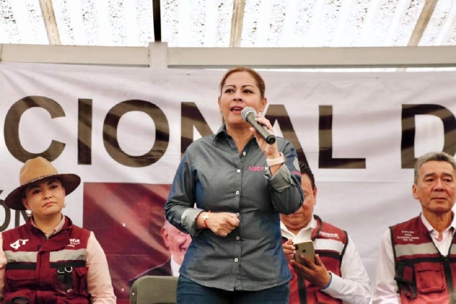 Llama Lucía Meza a los nuevos morenistas a defender a la 4T