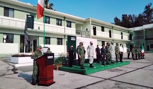 Banderazo de salida del despliegue de la Fuerza de Tarea 24-I Región Militar