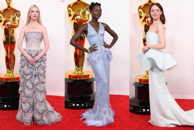 Brillo, glamour y sofisticación: Lo mejor de la moda en los Oscar 2024