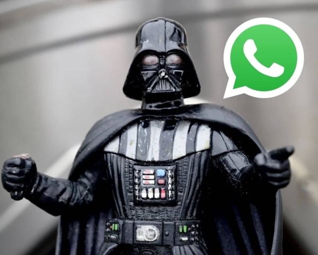 WhatsApp: Así puedes enviarles mensajes a tus contactos con la voz de Darth Vader