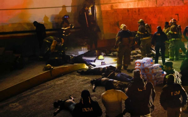 Incendio en estación migratoria de Ciudad Juárez deja 39 muertos