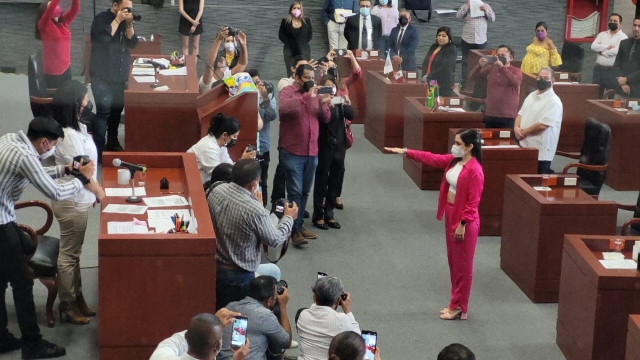 Rinde protesta Gabriela Marín Sánchez como diputada de la LV Legislatura