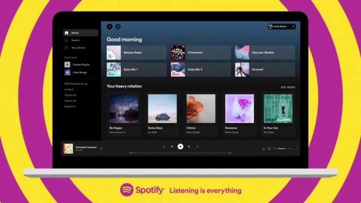 reproductor web spotify