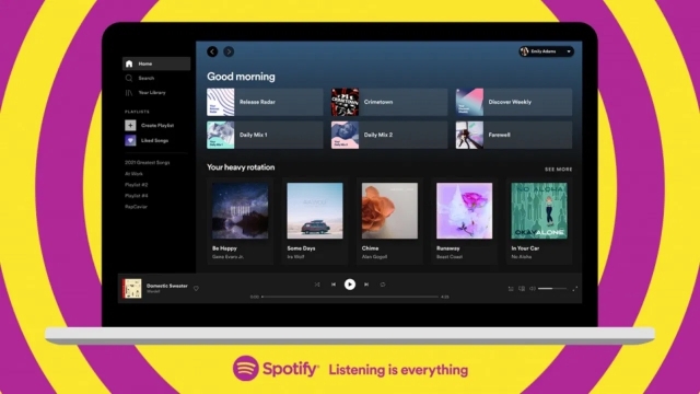 Spotify renueva el diseño de su reproductor web y de escritorio