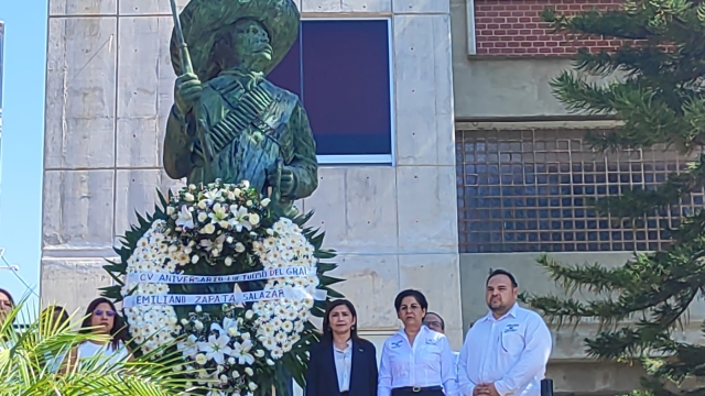 Realizan en UAEM ceremonia del 105 aniversario luctuoso del general Emiliano Zapata