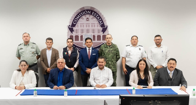 Comprometidos integrantes de la Mesa de Coordinación Estatal en combatir la inseguridad en Morelos