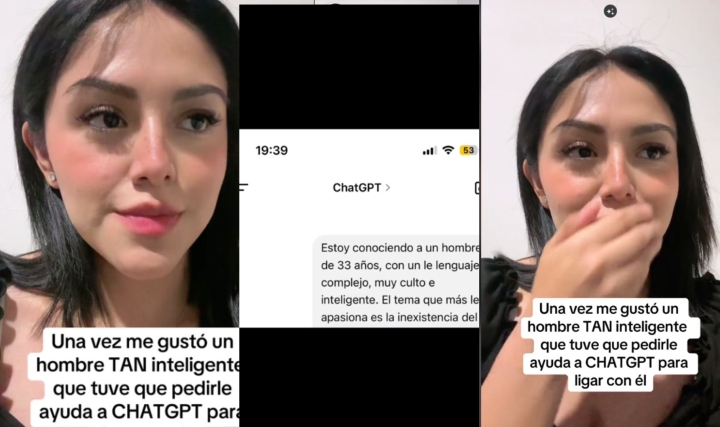 Mujer usa ChatGPT para ligar y se vuelve viral en TikTok