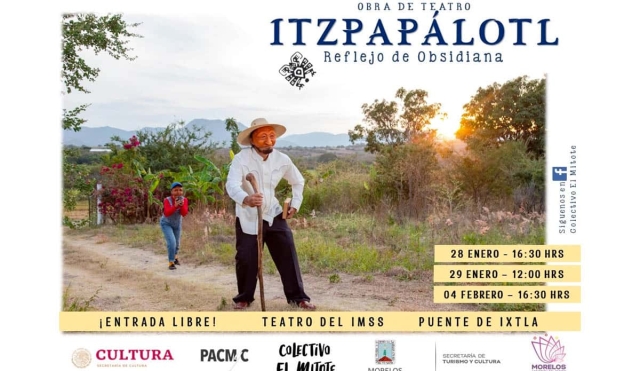 Ofrecerán la obra “Itzpapalotl: reflejo de Obsidiana” en Puente de Ixtla