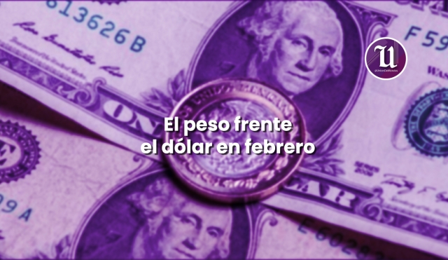 El peso mexicano gana terreno frente al dólar en febrero, a pesar de la incertidumbre por aranceles