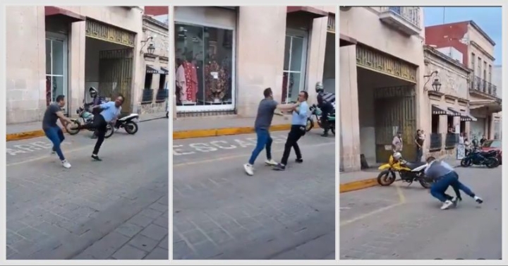 Pelea Callejera al Estilo &quot;Street Fighter&quot; en Morelia se Vuelve Viral