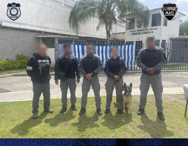 Binomios K-9 reciben curso para detección de narcóticos