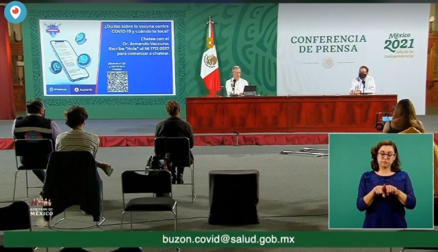 2,375,115 casos de covid-19 confirmados acumulados en México y 219,901 decesos