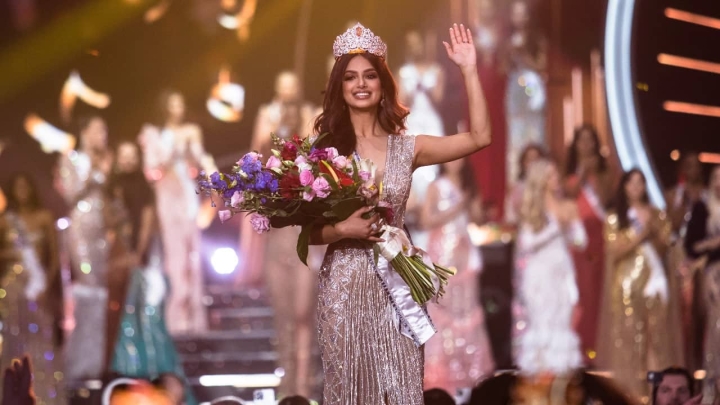 Harnaaz Sandhu de India es la nueva Miss Universo.