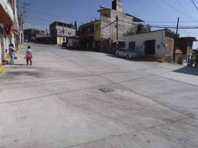 Culmina SOP trabajos de pavimentación en calle Álamos de Cuernavaca