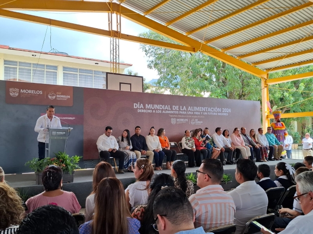 Preside gobernadora Margarita González conmemoración del Día Mundial de la Alimentación 2024