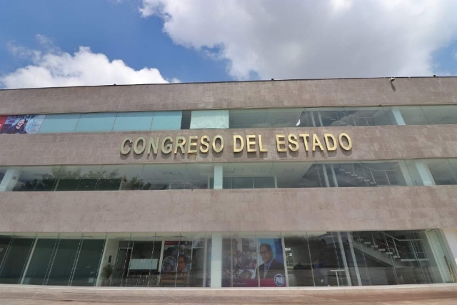 Imagen oficial de la sede del Congreso local.