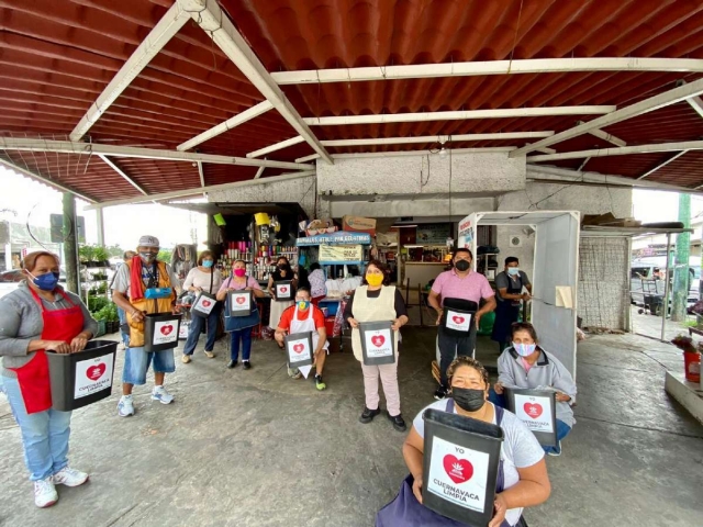 Mercado “Emiliano Zapata&quot; y comercios de Buenavista se activan por “Yo amo Cuernavaca limpia”