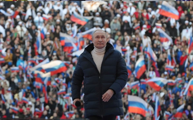 En concierto, Putin justifica invasión a Ucrania como operación para evitar &#039;genocidio&#039;