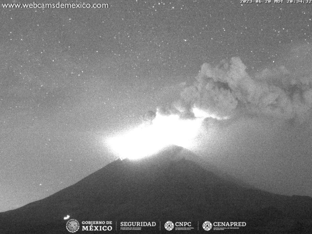 Se espera caída de ceniza volcánica en Morelos, en las próximas horas: CEPCM