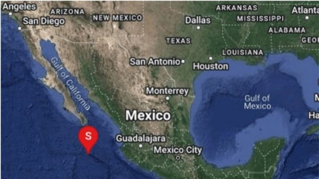 Sismo de 5.4 sacude Cabo San Lucas, Baja California Sur