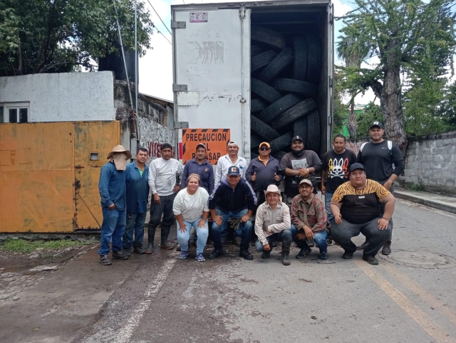 Recolectan 3 toneladas de cacharros y 15 de llantas en Temixco