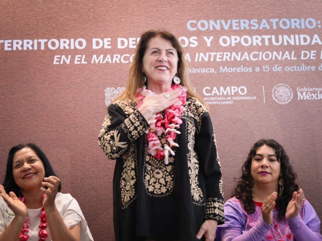 La gobernadora Margarita González conmemoró el día internacional de las mujeres rurales. 