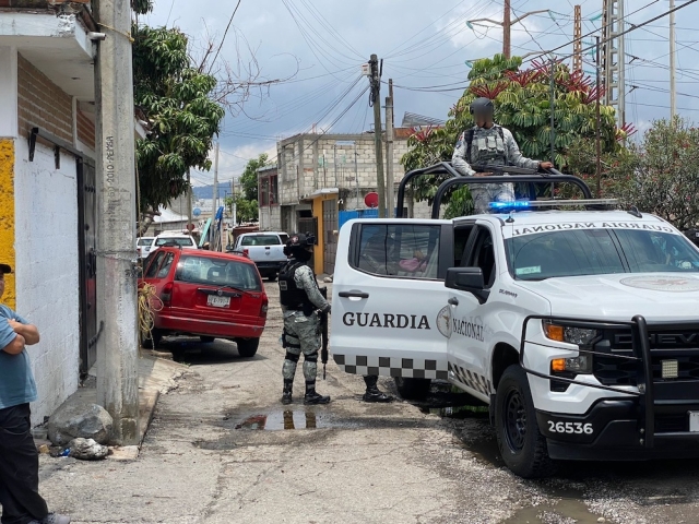 Durante cateo, arrestan a 6 personas en Jiutepec