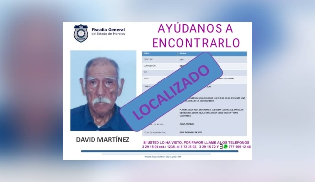 Desde el pasado martes está desaparecido un anciano en Ayala