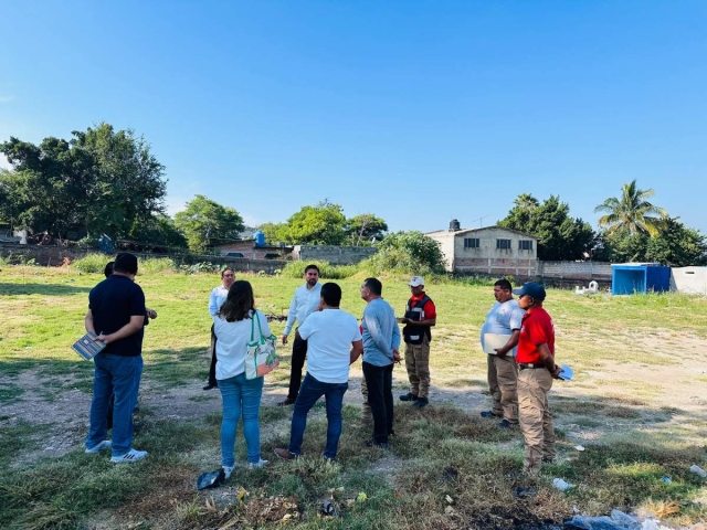 Este martes, autoridades se reunieron en la zona donde se realizarán las excavaciones para empezar a planificar los trabajos.