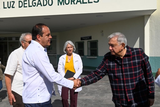 El presidente AMLO y el gobernador Cuauhtémoc Blanco supervisaron avances para la implementación del plan de salud IMSS-Bienestar en Morelos