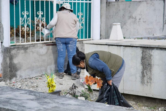 La JS-II informó que ante la celebración del Día de Muertos, se realizarán trabajos de limpieza en panteones de Jojutla, Zacatepec, Tlaltizapán, Puente de Ixtla y Amacuzac.