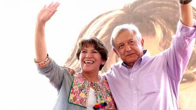 ‘Es una mujer honesta’: AMLO celebra que Delfina Gómez compita por el Edomex