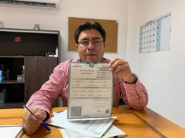 Sergio Israel González, director del Registro Civil de Morelos, dijo que las actas de nacimiento ya no tienen vencimiento, si tienen el nuevo formato. 