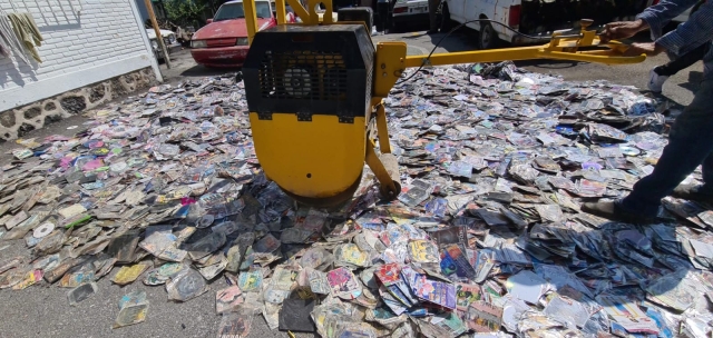 Destruye FGR objetos del delito en Morelos