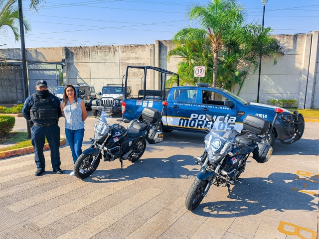 Yecapixtla refuerza su seguridad con motocicletas y una patrulla