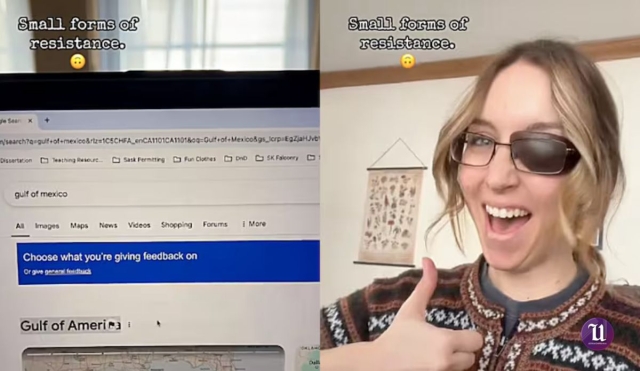 Influencer estadounidense se vuelve viral al enseñar cómo reportar el cambio de nombre del Golfo de México