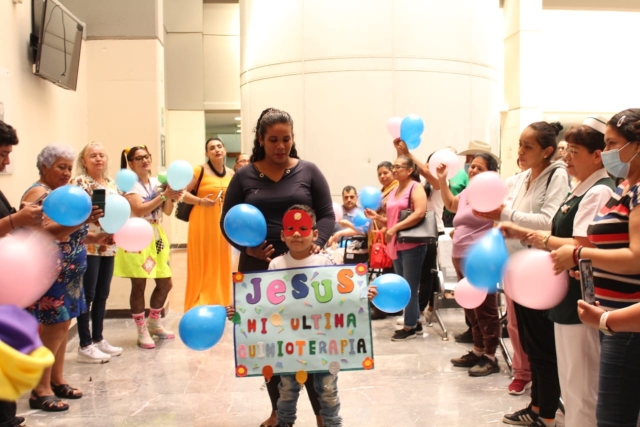 Vence cáncer menor de seis años de edad con tratamiento en OncoCREAN en IMSS Morelos
