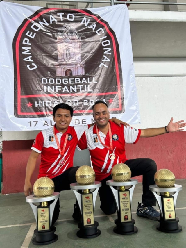 Juan David Bahena Hernández y Luis Ángel Sotelo Quezada dirigirán al seleccionado nacional de dodgeball, en la categoría de 12-14 años.