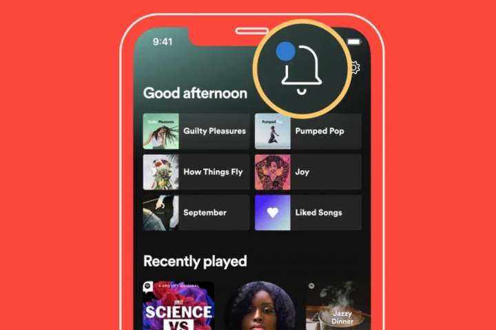 Spotify agrega un feed de novedades sobre la música y los podcasts que sigues