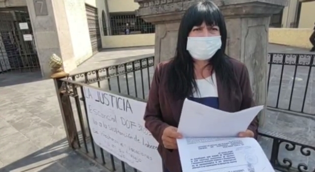 Protestan abogados por suspensión de labores presenciales en TSJ