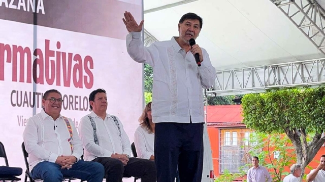 El evento formó parte de la gira de trabajo de los senadores Gerardo Fernández Noroña y Víctor Mercado en Morelos.