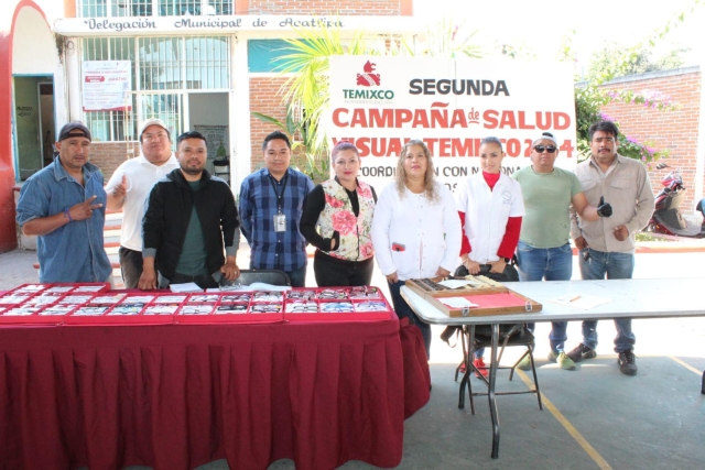 Temixco lleva a cabo con éxito segunda campaña de salud visual