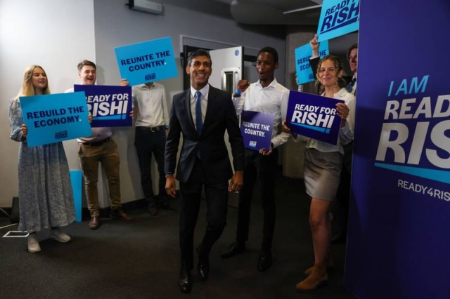 Rishi Sunak gana primera votación como sucesor de Boris Johnson