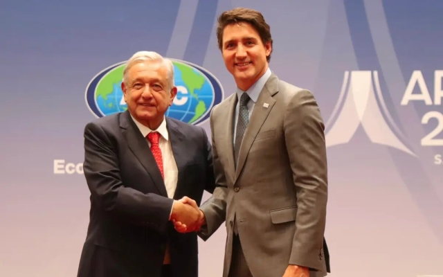 López Obrador y Trudeau dialogan sobre migración y comercio