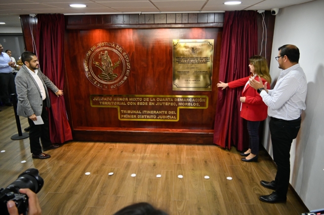 Atestigua Margarita González Saravia inauguración de instalaciones para impartición de justicia laboral