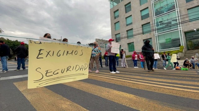 Bloquearon carretera federal para exigir seguridad